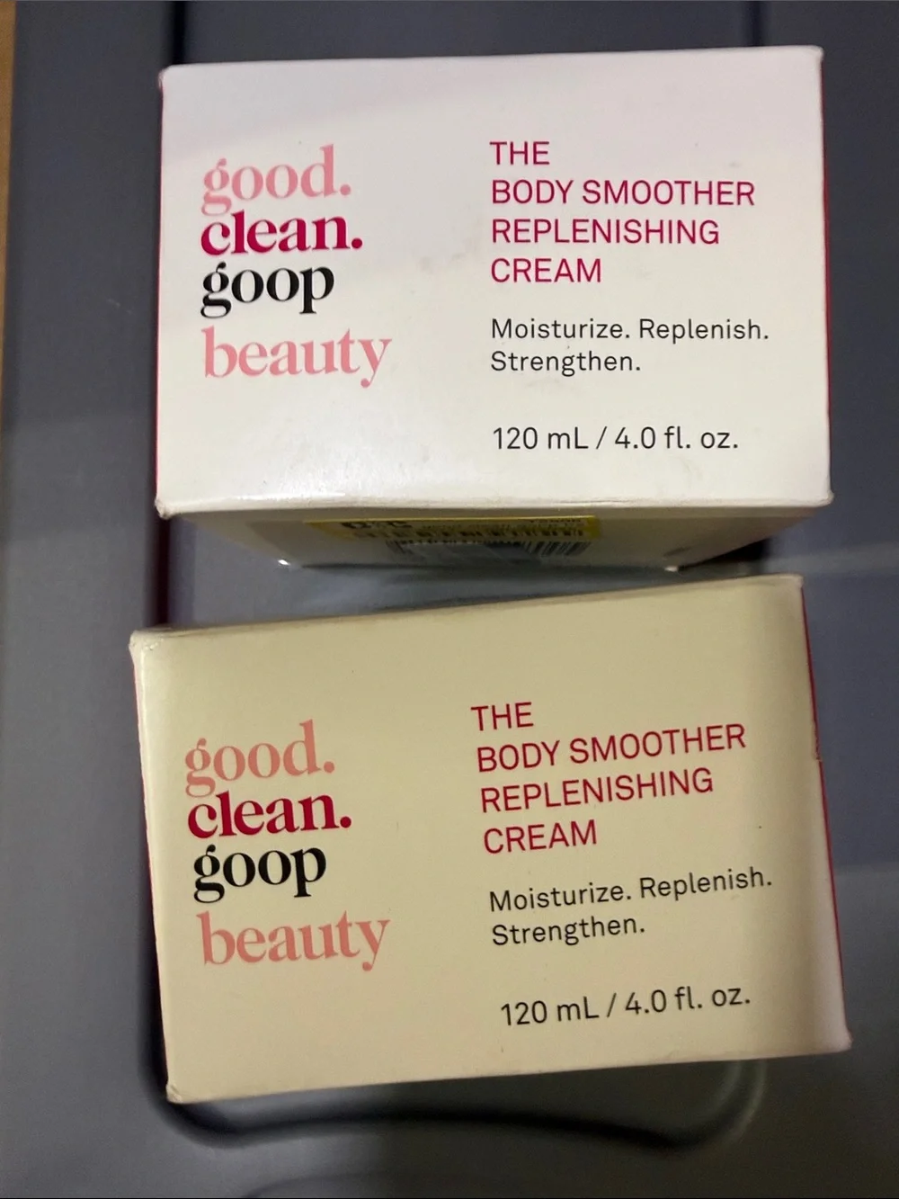 Set of 2 goop beauty The Body Smoother Replenishing Cream - NEW Sealed